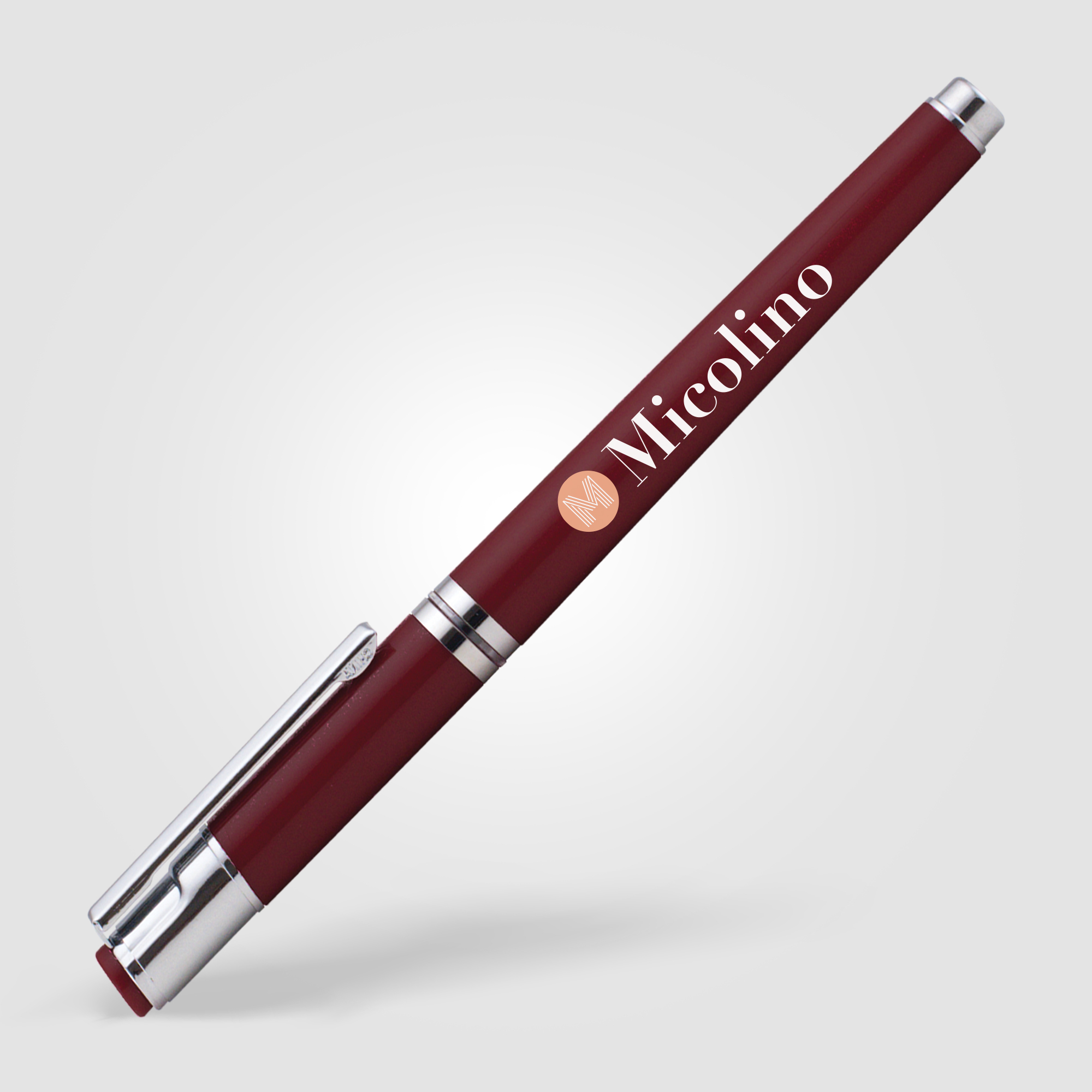 Stylo capuchon publicitaire Dylan Bordeaux 690C